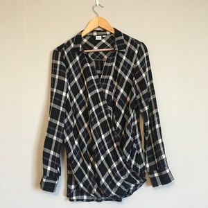 Flattering Maternity crossover  blouse